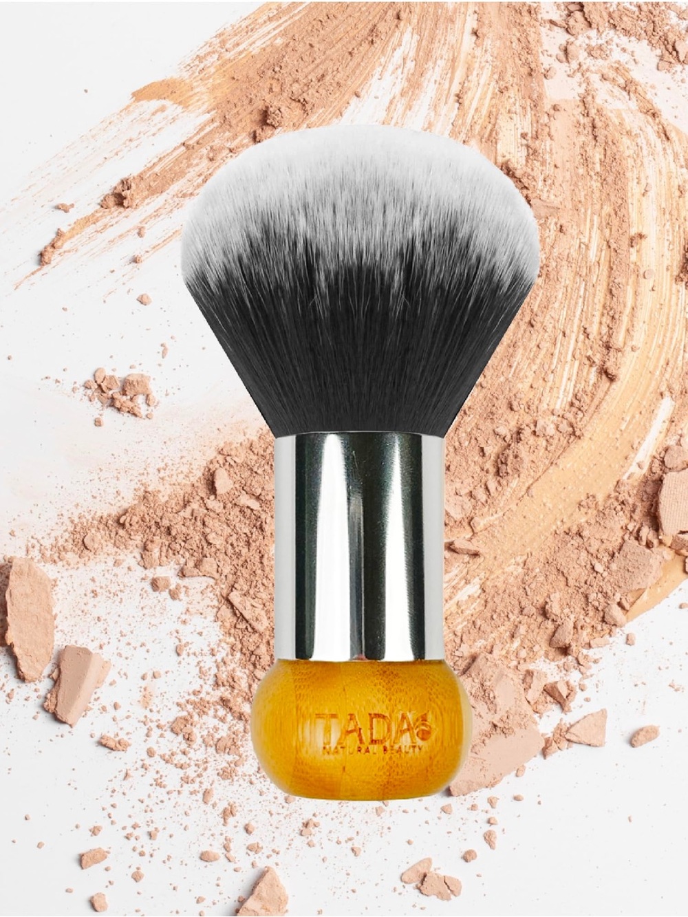 TADA Natural Beauty Kabuki Brush | Travel Makeup Blending Brush